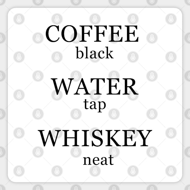 funny whiskey quote Magnet by omitay